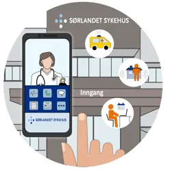 Ulike digitale tjenester for pasientene
